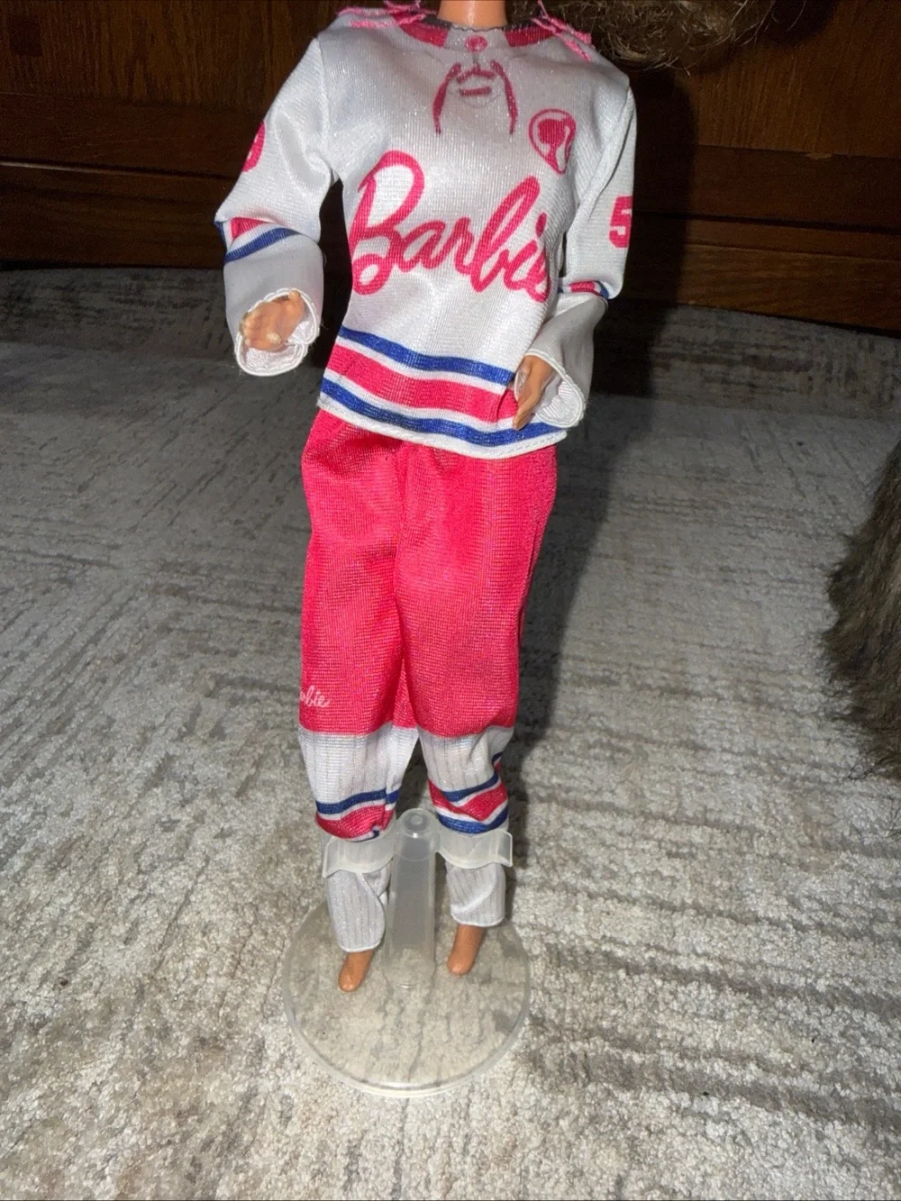 Mattel Barbie You Can Be Anything Winter Sports Hockey Player Uniform